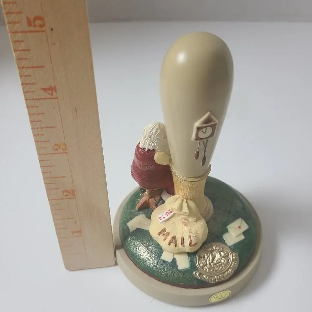 Brown Bag Cookie Press Santa Checking It Twice Vintage 1998 Christmas Baking